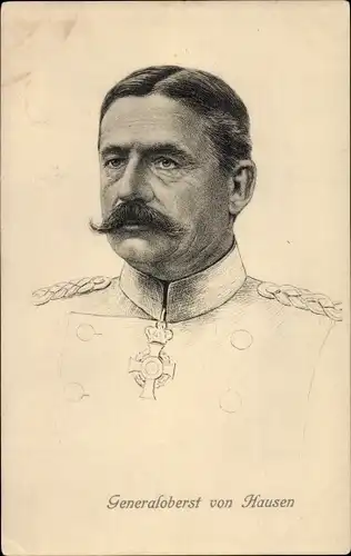 Ak Generaloberst Max von Hausen, Portrait