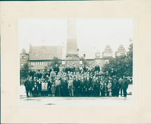 Foto Landesverbandstag Verband Thüringer Polizeibeamten, Saalfeld Juni 1927