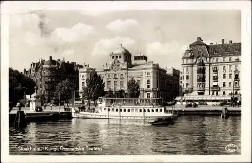 Ak Stockholm Schweden, Kungl. Dramatiska Teatern