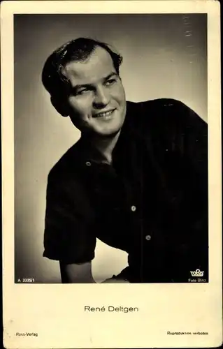 Ak Schauspieler René Deltgen, Portrait