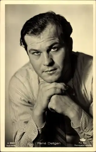 Ak Schauspieler René Deltgen, Portrait