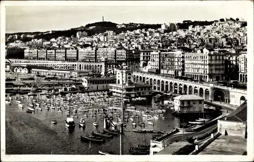 Ak Algier Alger Algerien, Vue générale, Le sport nautique