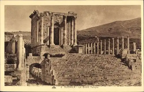 Ak Djemila Algerien, Le Grand Temple