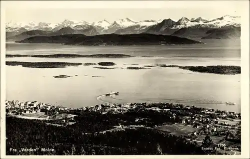 Ak Molde Norwegen, Fra Varden, Totalansicht