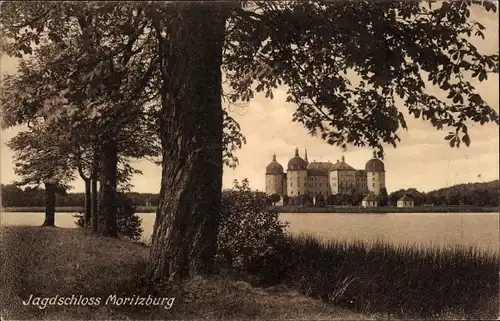 Ak Moritzburg in Sachsen, Jagdschloss