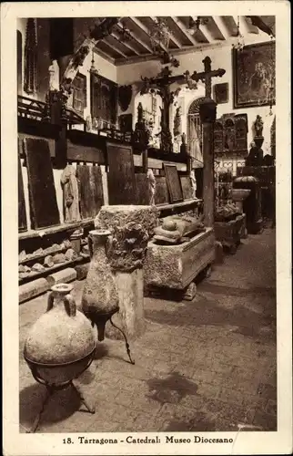 Ak Tarragona Katalonien Spanien, Catedral, Museo Diocesano