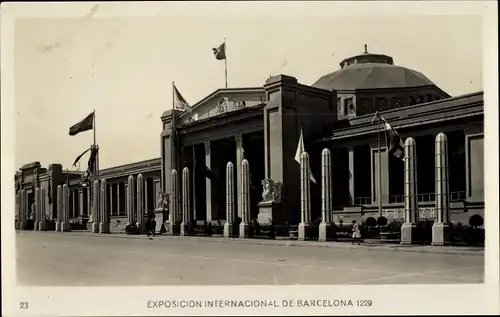 Ak Barcelona Katalonien Spanien, Exposicion Internacional 1929, Palacio de la Metalurgia