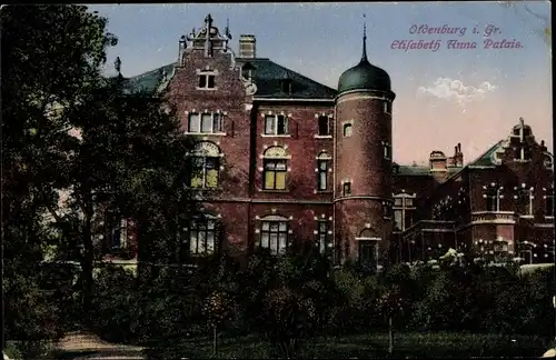 Ak Oldenburg im Großherzogtum Oldenburg, Elisabeth Anna Palais