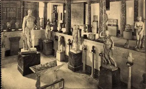 Ak Mariemont Morlanwelz Wallonien Hennegau, Centre d'Elevage, Salle des antiquités égyptiennes