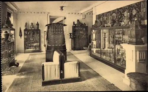 Ak Mariemont Morlanwelz Wallonien Hennegau, Centre d'Elevage, Salle des bronzes et objets d'art