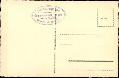 Ak Oberwiesenthal Erzgebirge Sachsen, Totalansicht mit Schwebebahn