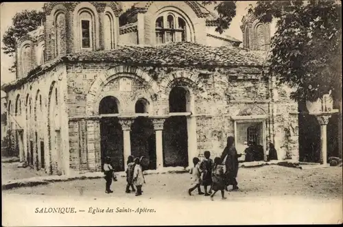 Ak Saloniki Thessaloniki Griechenland, Eglise des Saints Apotres