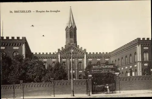 Ak Bruxelles Brüssel, Hospice des Aveugles