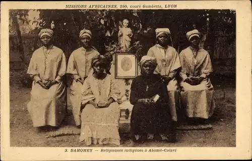 Ak Dahomey Benin, Religieuses indigènes à Abomé Calavi