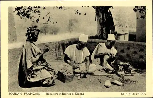 Ak Djenné Mali, Bijoutiers indigenes