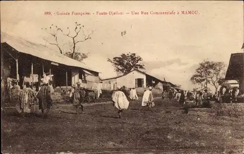 Ak Mamou Guinea, Une Rue Commerciale