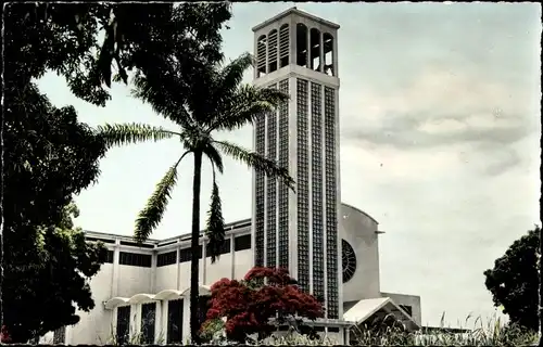 Ak Pointe Noire Republik Kongo, La Cathedrale