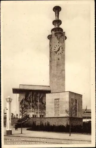 Ak Bruxelles Brüssel, Exposition 1935, Le Pavillon des Pays Bas