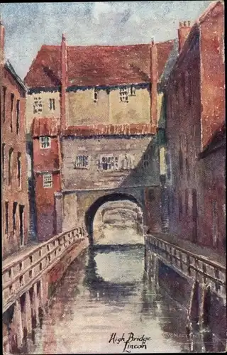 Künstler Ak London City England, High Bridge