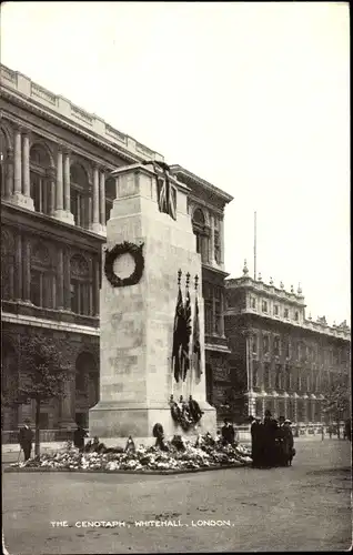 Ak London City England, The Cenotaph, Whitehall