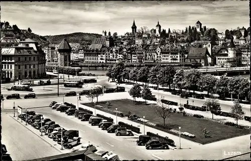 Ak Luzern Stadt Schweiz, Panorama