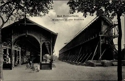 Ak Bad Rothenfelde am Teutoburger Wald, Wandelhalle am alten Gradirwerk