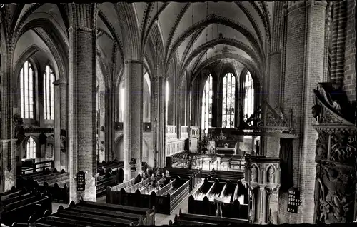 Ak Lüneburg in Niedersachsen, Inneres der St. Johanniskirche