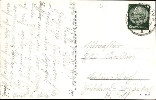 Ak Reinhardtsdorf Schöna Sächsische Schweiz, Zirkelstein mit Kaiserkrone