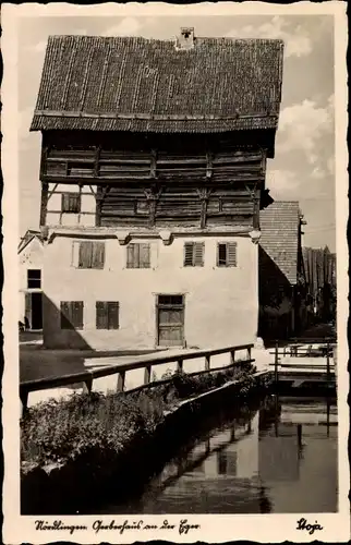 Ak Nördlingen in Schwaben, Gerberhaus