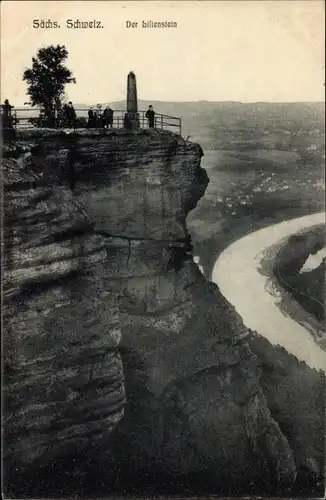 Ak Bad Schandau an der Elbe, Lilienstein