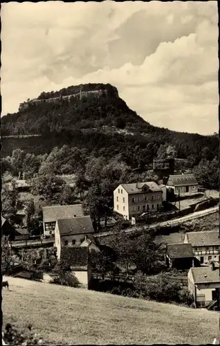 Ak Pfaffendorf Königstein an der Elbe Sächsische Schweiz, Festung