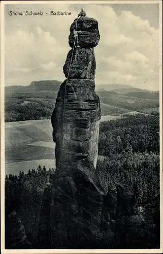 Ak Pfaffendorf Königstein an der Elbe Sächsische Schweiz, Barbarine