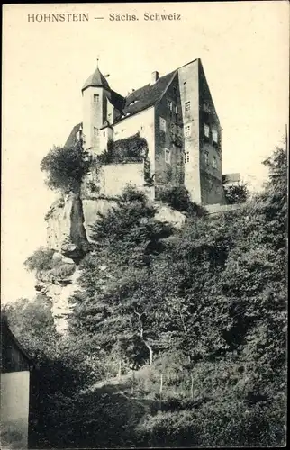 Ak Hohnstein Sächsische Schweiz, Schloss