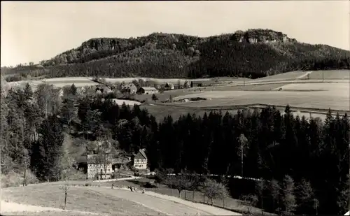 Ak Kleingießhübel Reinhardtsdorf Schöna in Sachsen, Panorama