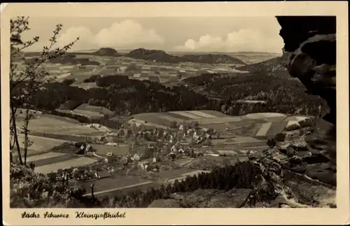 Ak Kleingießhübel Reinhardtsdorf Schöna Sächsische Schweiz, Panorama