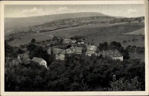 Ak Assmannshausen Rüdesheim am Rhein, Reserve-Lazarett I., Panorama