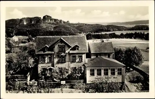 Ak Altendorf Sebnitz Sächsische Schweiz, Gasthaus Heiterer Blick