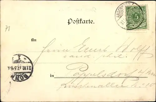 Ak Andernach am Rhein, Panorama