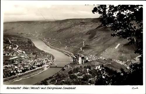 Ak Bernkastel Kues an der Mosel, Burg Landshut