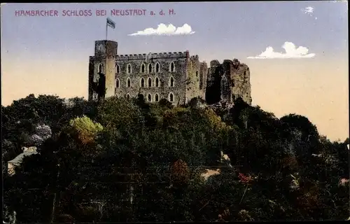 Ak Hambach Neustadt an der Weinstraße, Maxburg, Hambacher Schloss