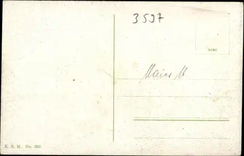 Ak Mainz am Rhein, Kaiserstraße aus der Vogelschau