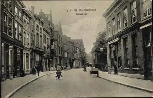 Ak 's Hertogenbosch Nordbrabant Niederlande, Kerkstraat