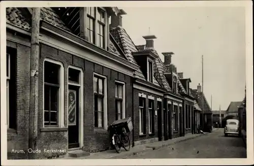 Ak Arum Friesland Niederlande, Oude Kerkstraat