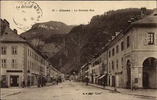 Ak Cluses Haute Savoie, la Grande Rue