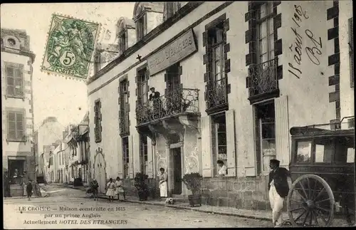 Ak Le Croisic Loire Atlantique, Maison construite, Hotel des Etrangers