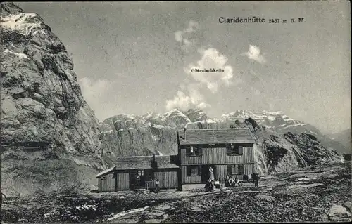 Ak Kanton Glarus, Claridenhütte Gebirge