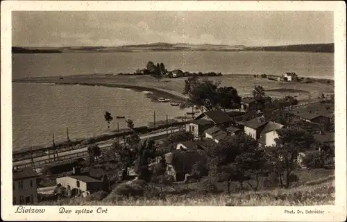 Ak Lietzow auf  Rügen, Der spitze Ort