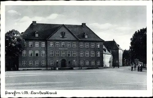 Ak Parchim in Mecklenburg, Landratsamt