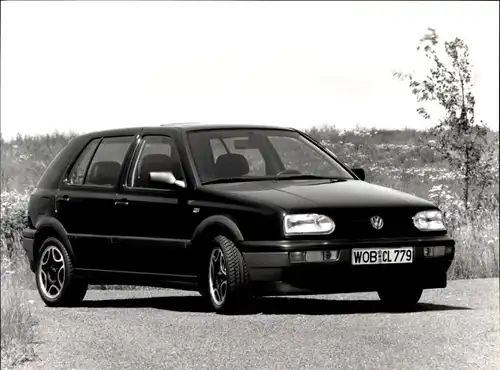 Foto Volkswagen PKW, VW Golf GT, Modelljahr 1992, Kennzeichen WOB-CL 779