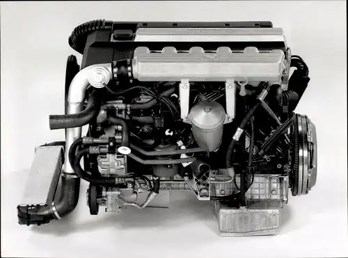 Foto BMW 5er Turbodiesel, 525 tds, Motor, Werkfoto
